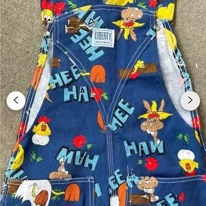 liberty | Jeans | 97s Vintage Heehaw Overalls 28x34 | Poshmark